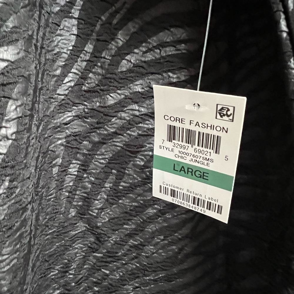 Black patterned jacket - Picture 5 of 5
